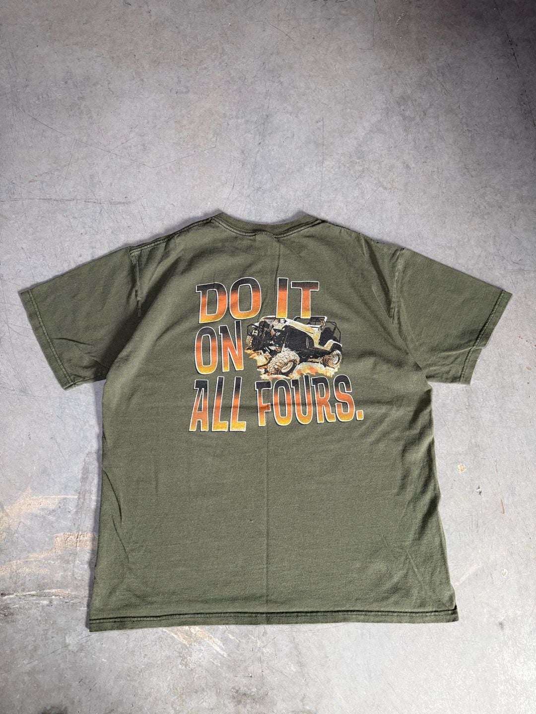 00s Anvil Silver Lake Sand Dunes Do It On All Fours T Shirt 2