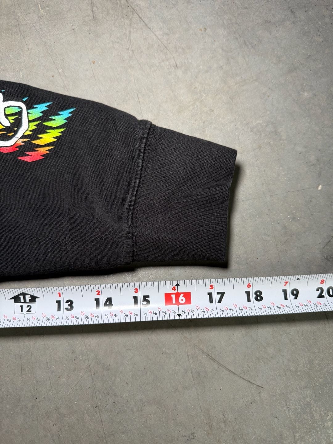 Y2K Green Day Unicorn Rainbow Hoodie Black 9