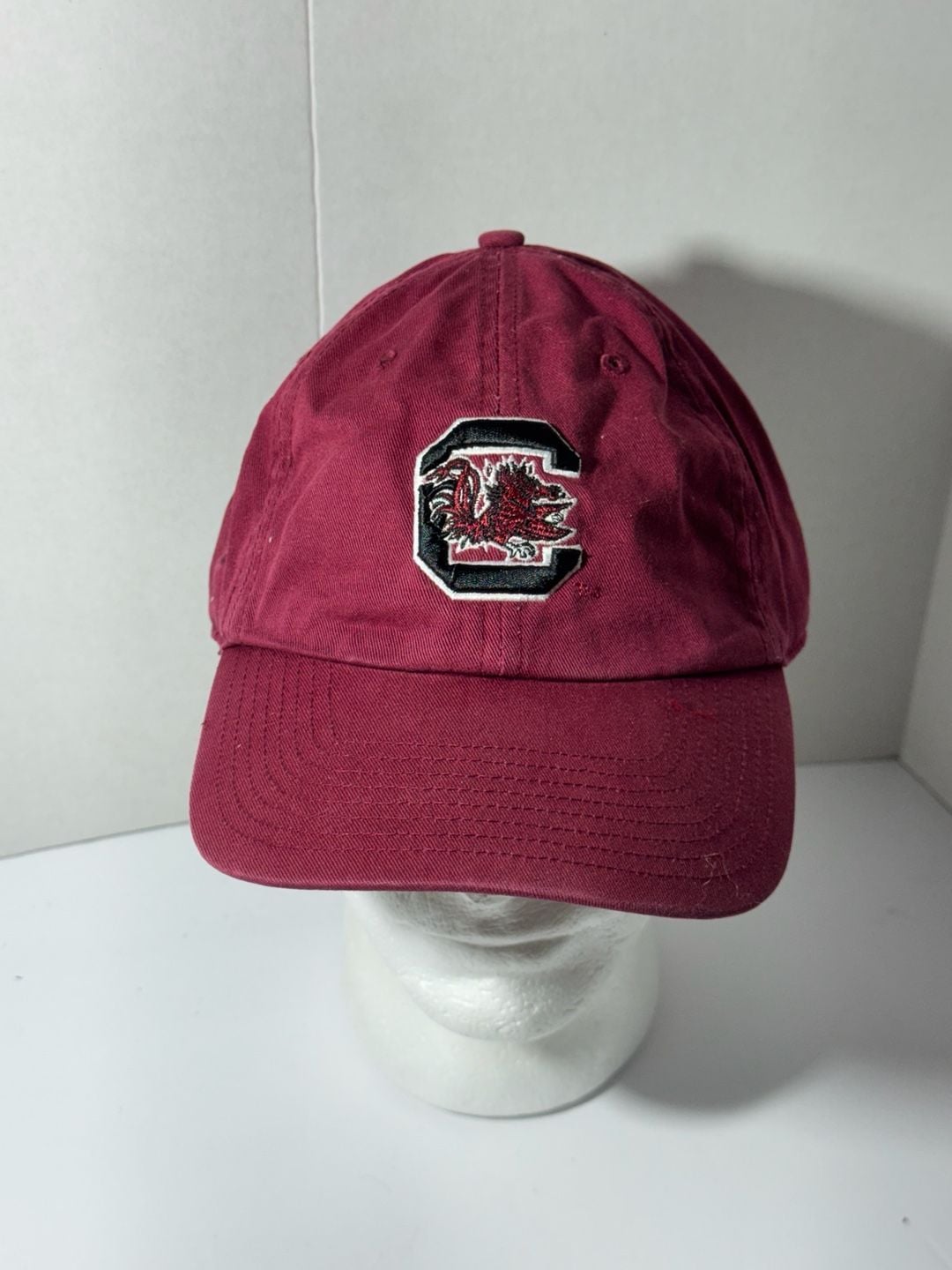 South Carolina Gamecocks Block C Hat Maroon Baseball Cap 2