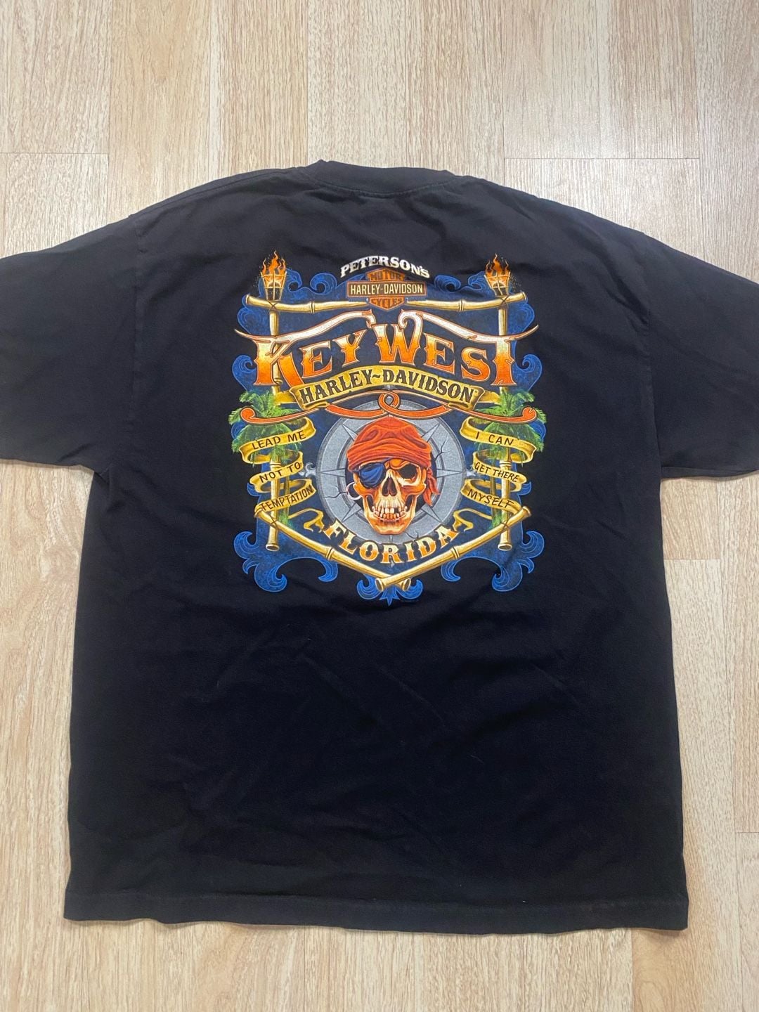 Harley-Davidson Key West Florida T-Shirt Size XL Black 2