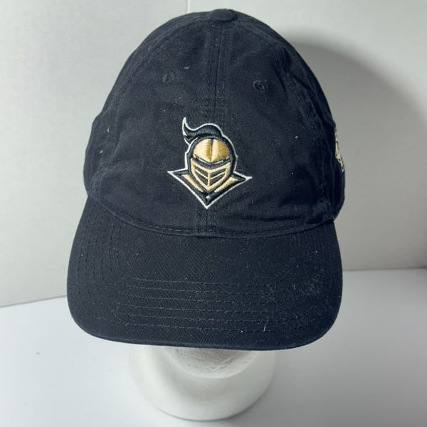 Legacy UCF Knights Black Adjustable Hat with Knight Head Logo