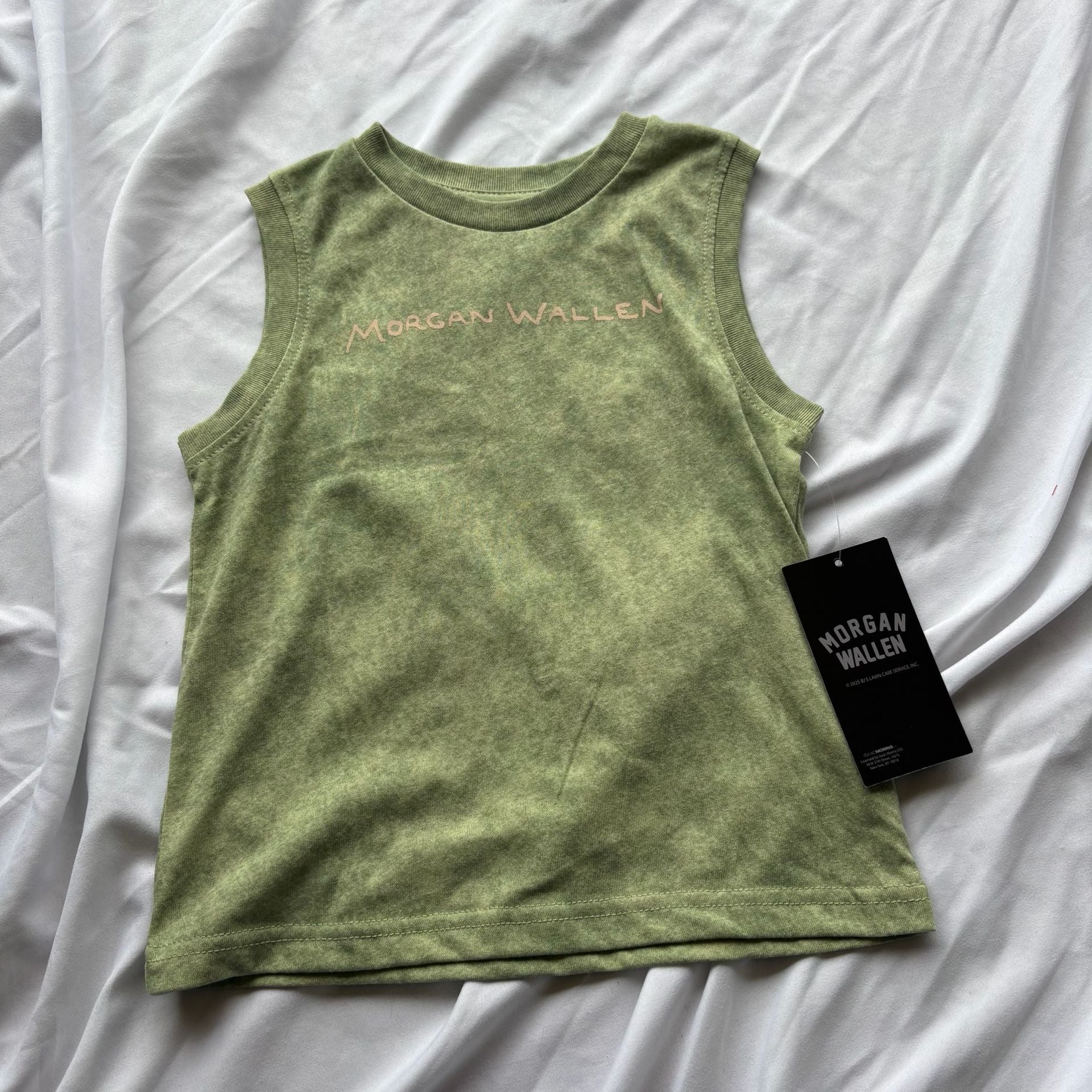 Morgan Wallen I'm The Problem Tank Top Size 3T Green Muscle Tank 2