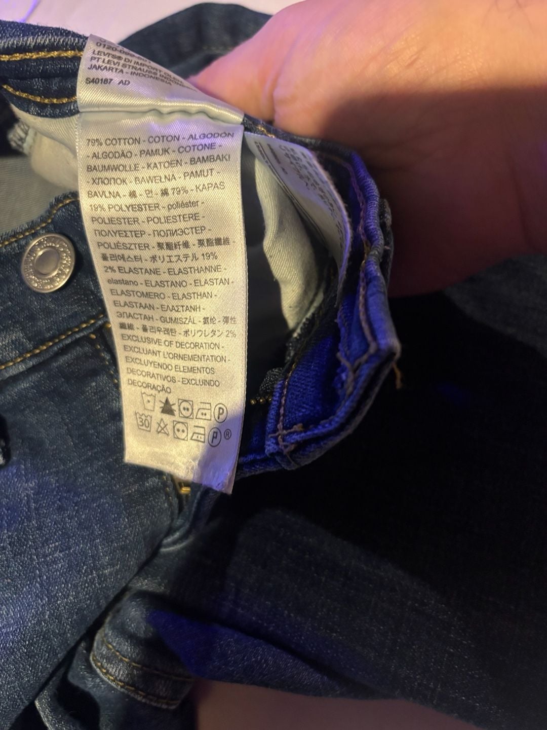 Levi's 315 Shaping Bootcut Dark Wash Denim Jeans Size 27 5
