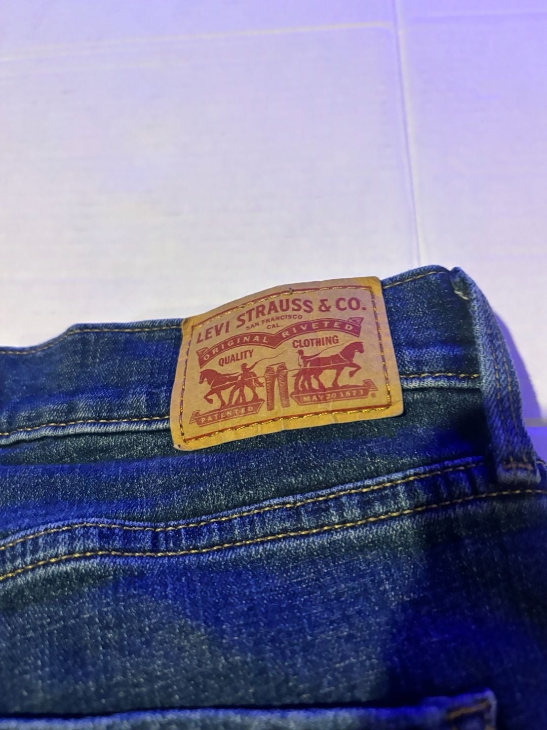 Levi's 315 Shaping Bootcut Dark Wash Denim Jeans Size 27 8