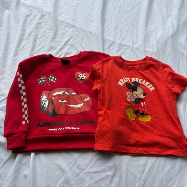 2T Valentine’s Day Shirts