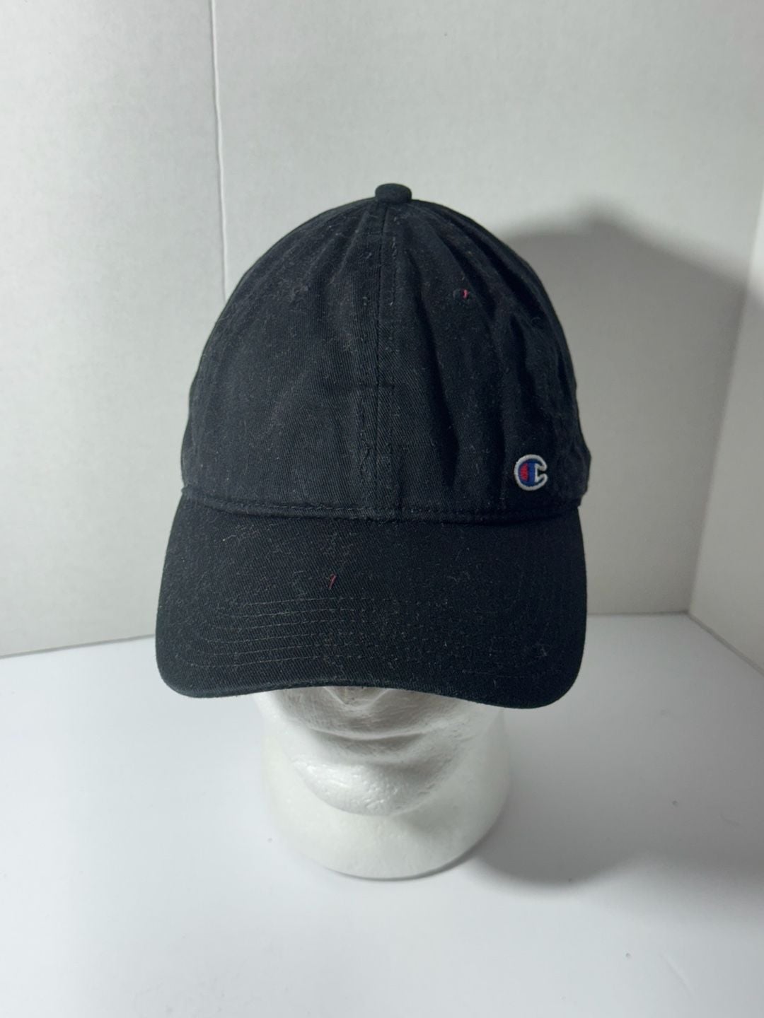 Champion Dad Hat Black C Logo Adjustable Baseball Cap 2