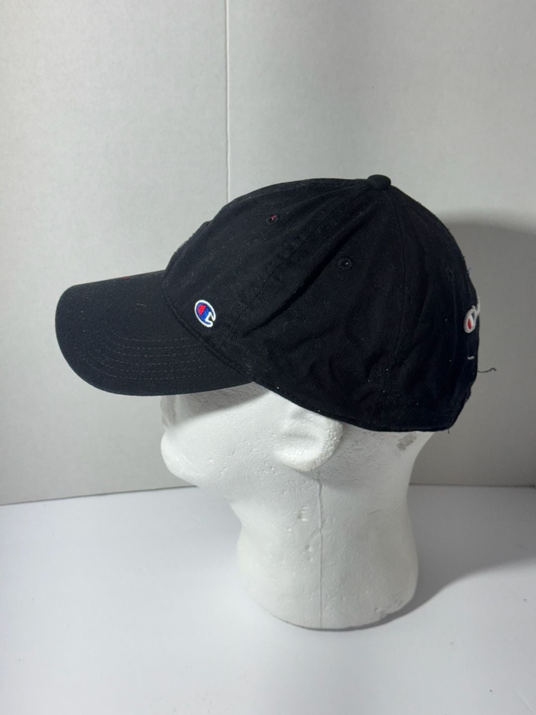 Champion Dad Hat Black C Logo Adjustable Baseball Cap 3