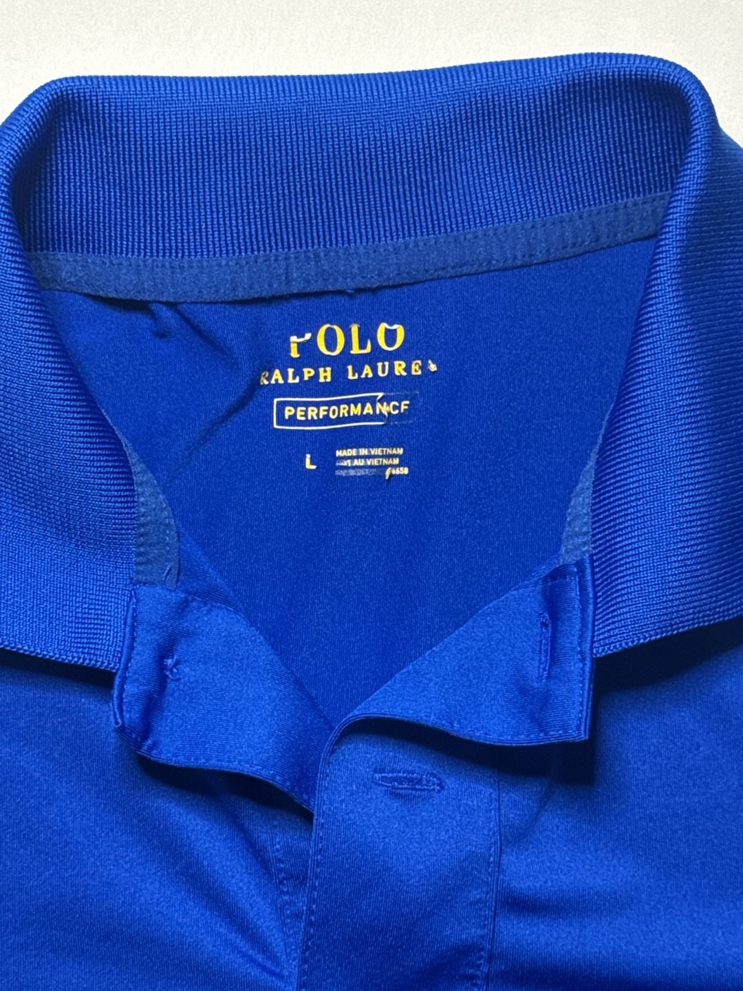 Polo Ralph Lauren Performance Polo Shirt Kids Size L Royal Blue Short Sleeve 3