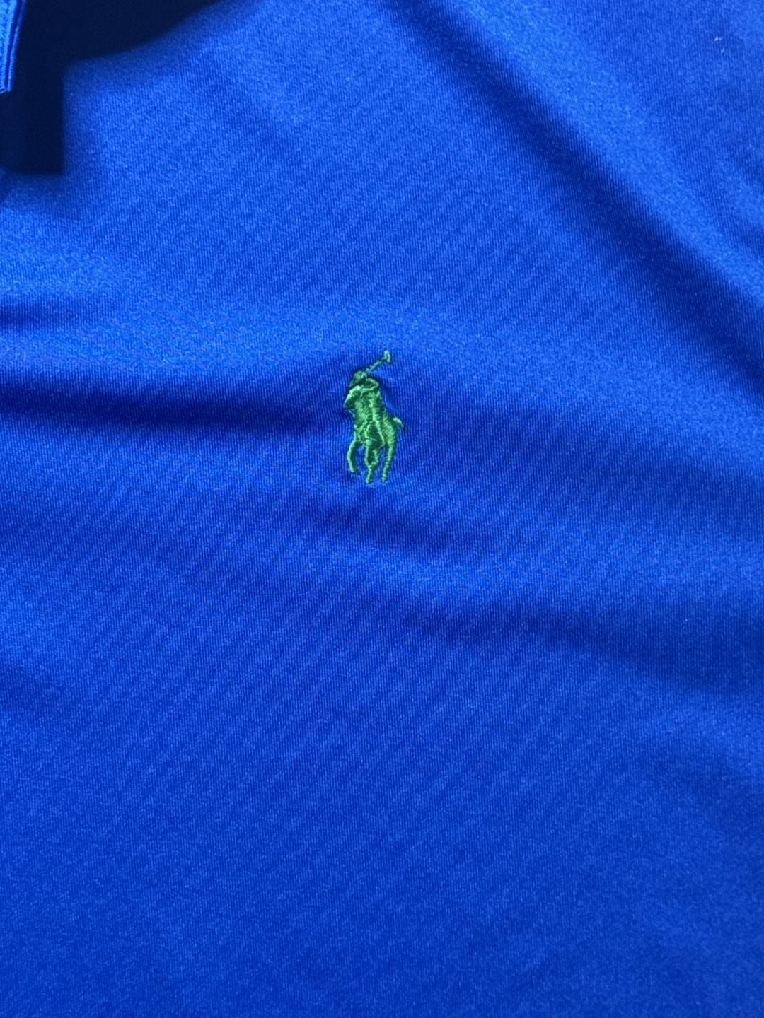 Polo Ralph Lauren Performance Polo Shirt Kids Size L Royal Blue Short Sleeve 4