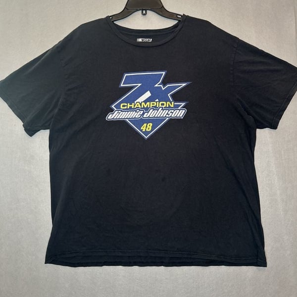 Fanatics Jimmie Johnson 7 Time Champion 48 T-Shirt Black