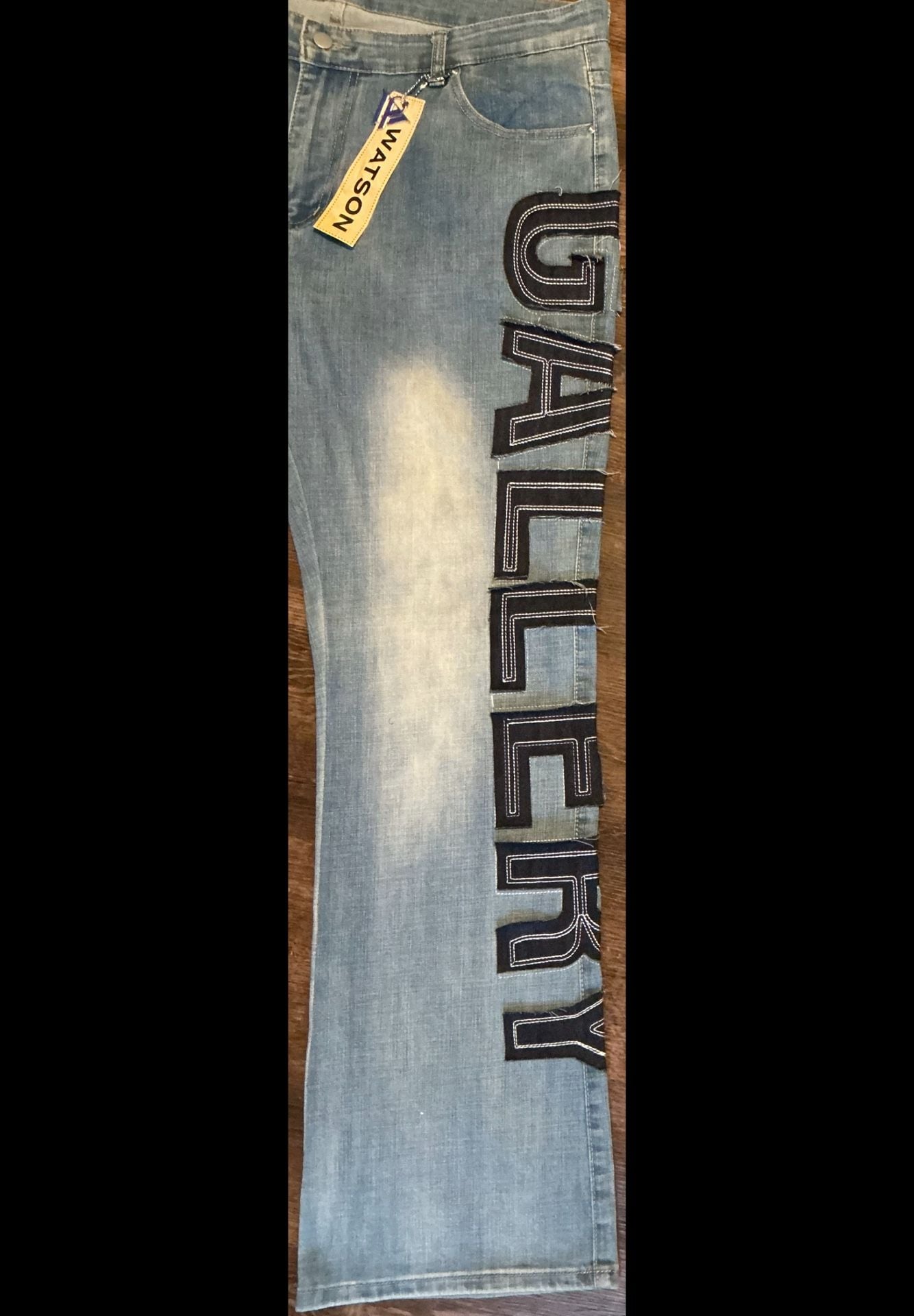 Watson Denim Reckless Gallery Patchwork Light Wash Jeans 6