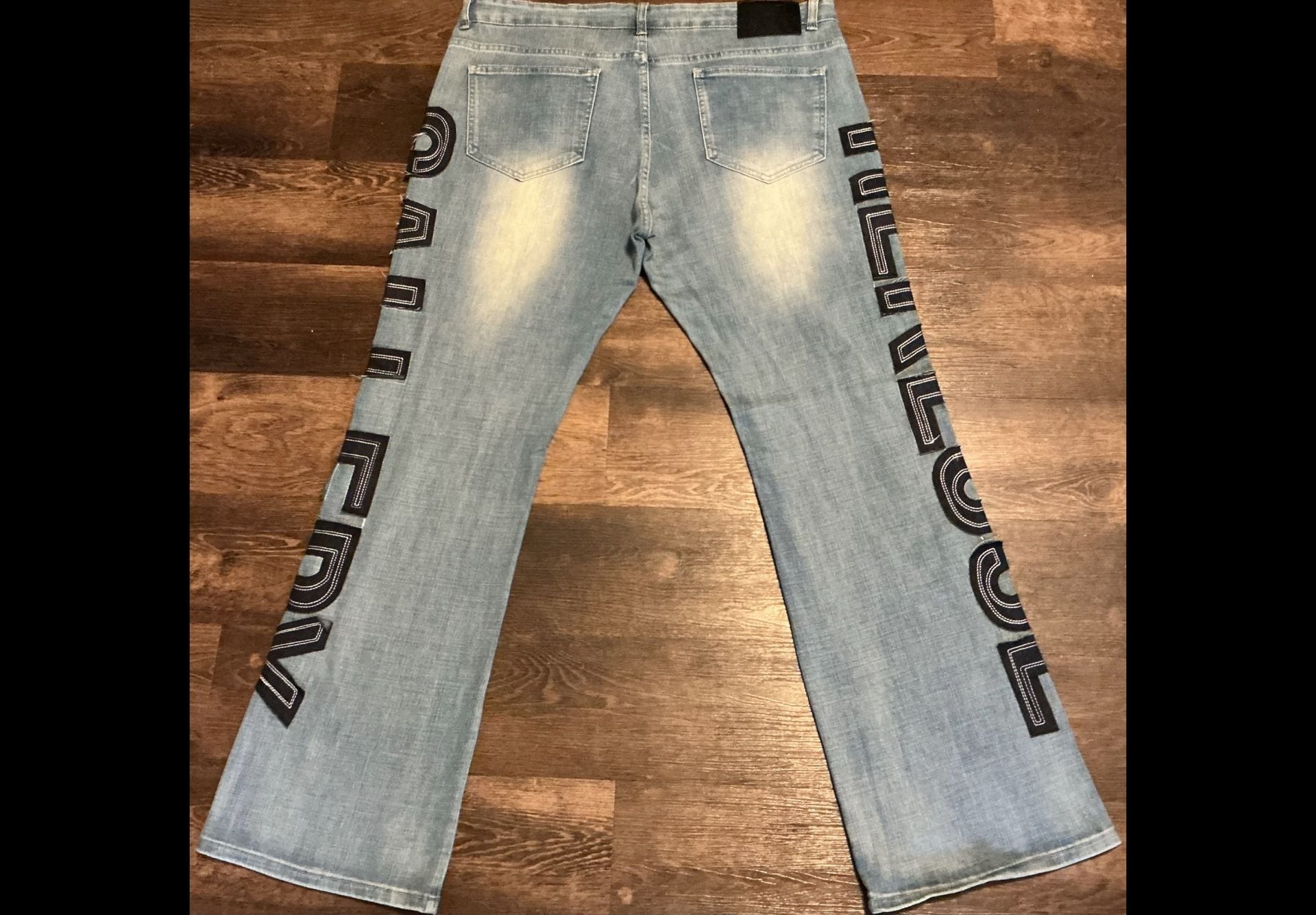 Watson Denim Reckless Gallery Patchwork Light Wash Jeans 7
