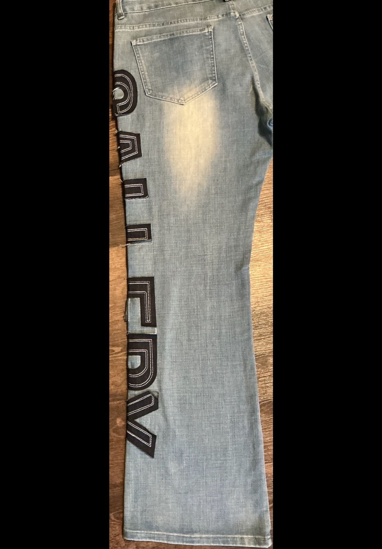 Watson Denim Reckless Gallery Patchwork Light Wash Jeans 9