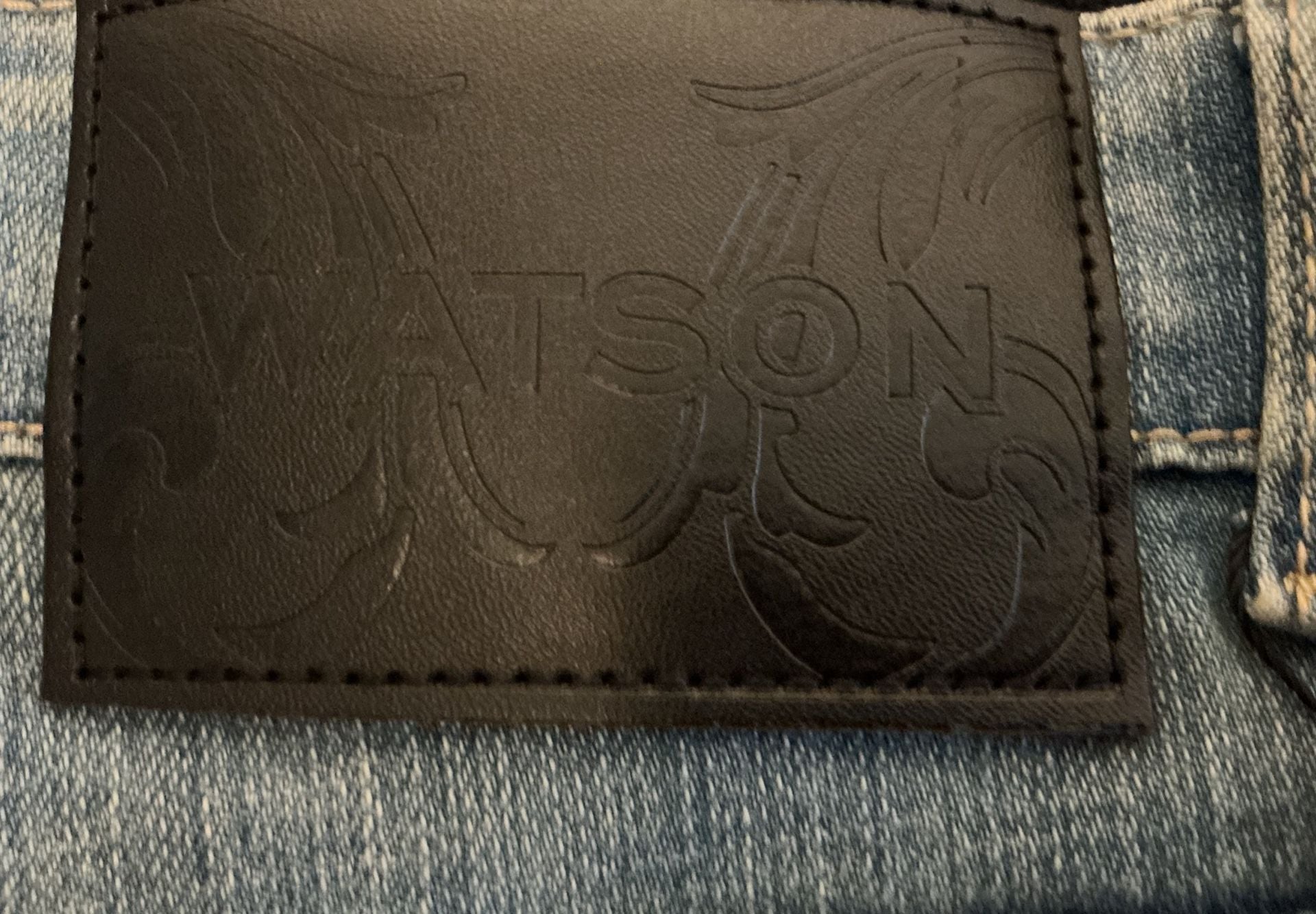 Watson Denim Reckless Gallery Patchwork Light Wash Jeans 13