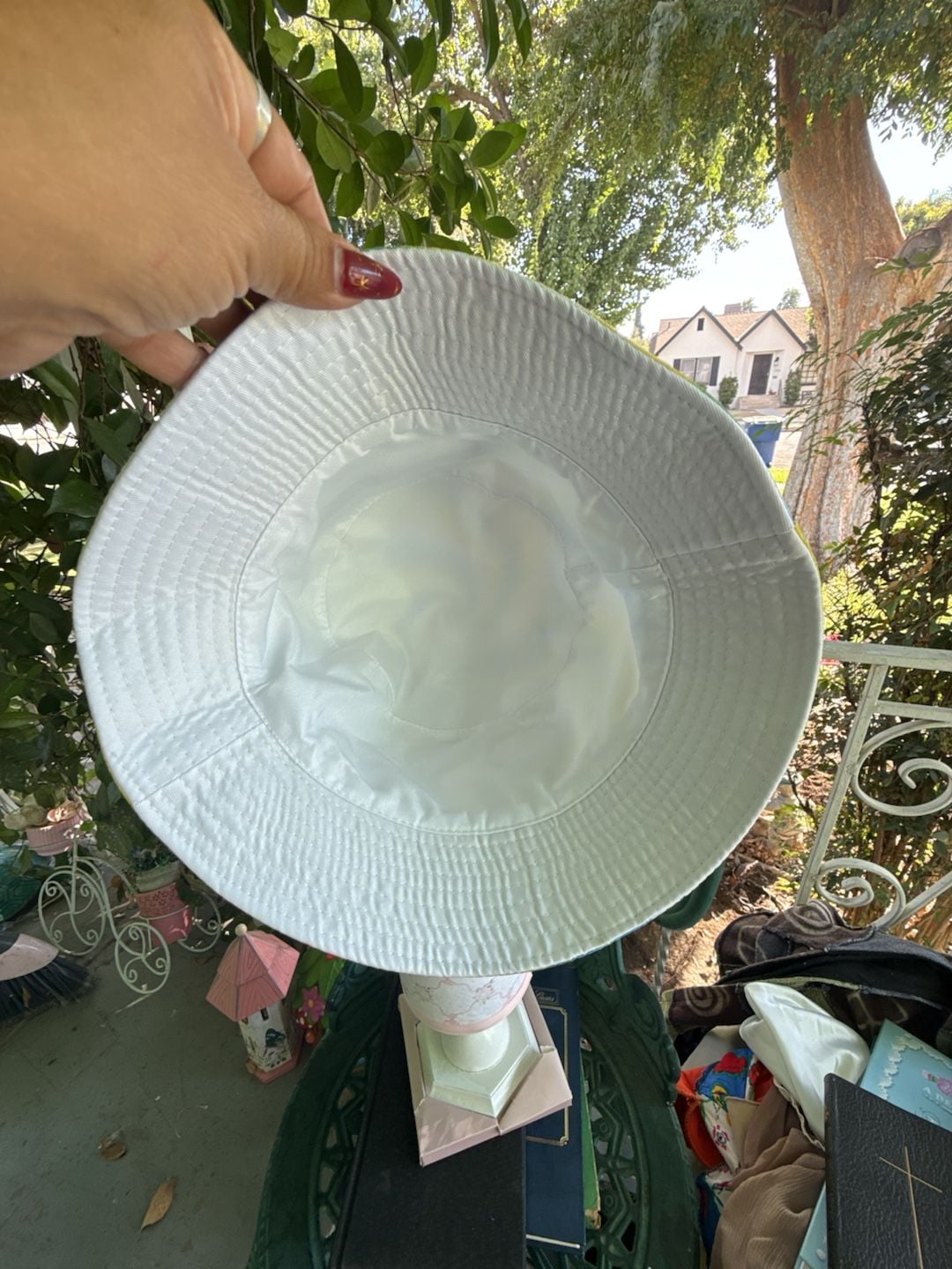 Dead.net Tie Dye Bucket Hat Yellow Blue Grateful Dead Skull Logo 5