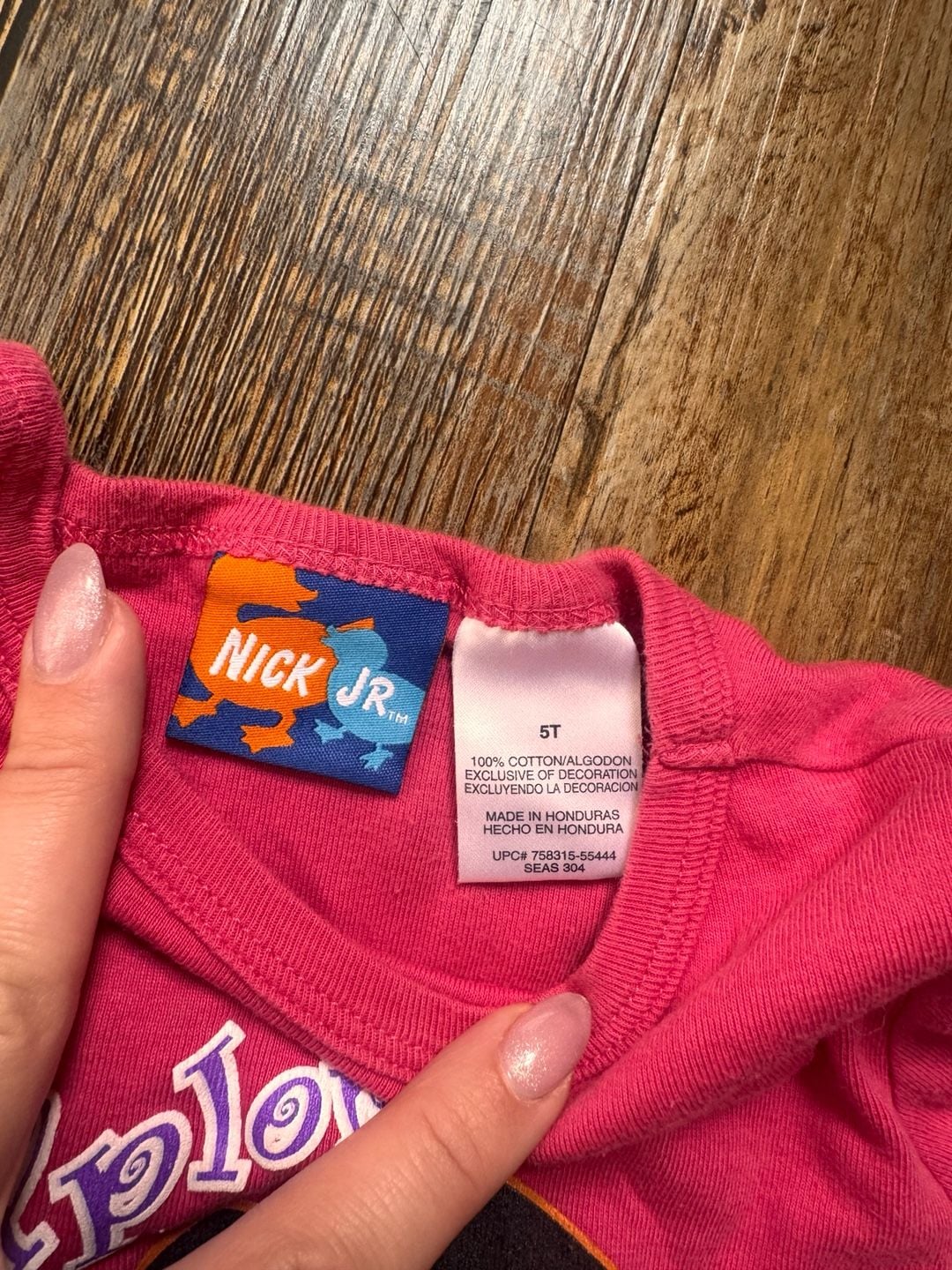 2004 Nick Jr. Dora The Explorer Long Sleeve Shirt Size 5T Pink 4