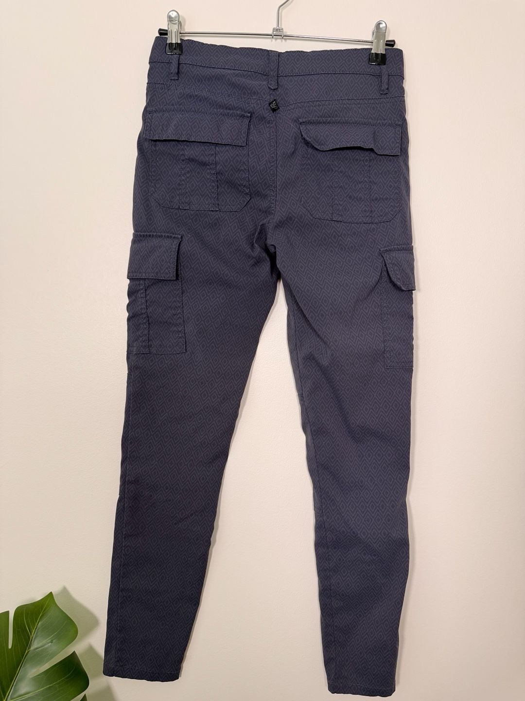 Prana Cargo Pants Size 2 Black Patterned Skinny 9
