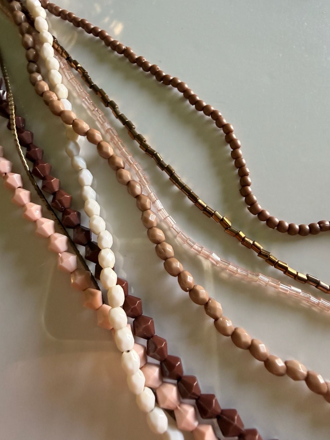 Unbranded Multi-Strand Beaded Layered Necklace 3