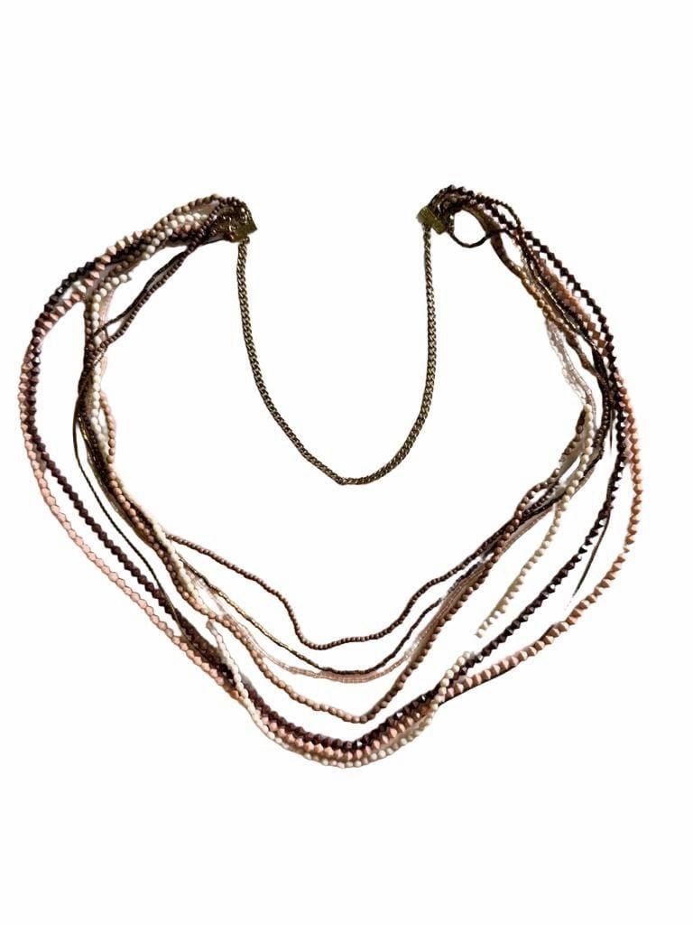 Unbranded Multi-Strand Beaded Layered Necklace 2