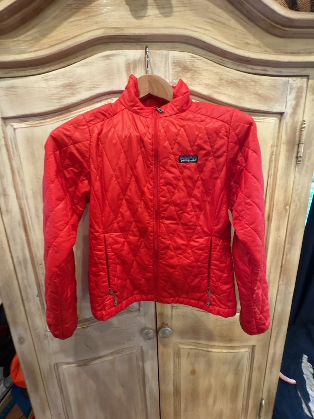 Patagonia Nano Puff Jacket Size M Red Primaloft Quilted 2