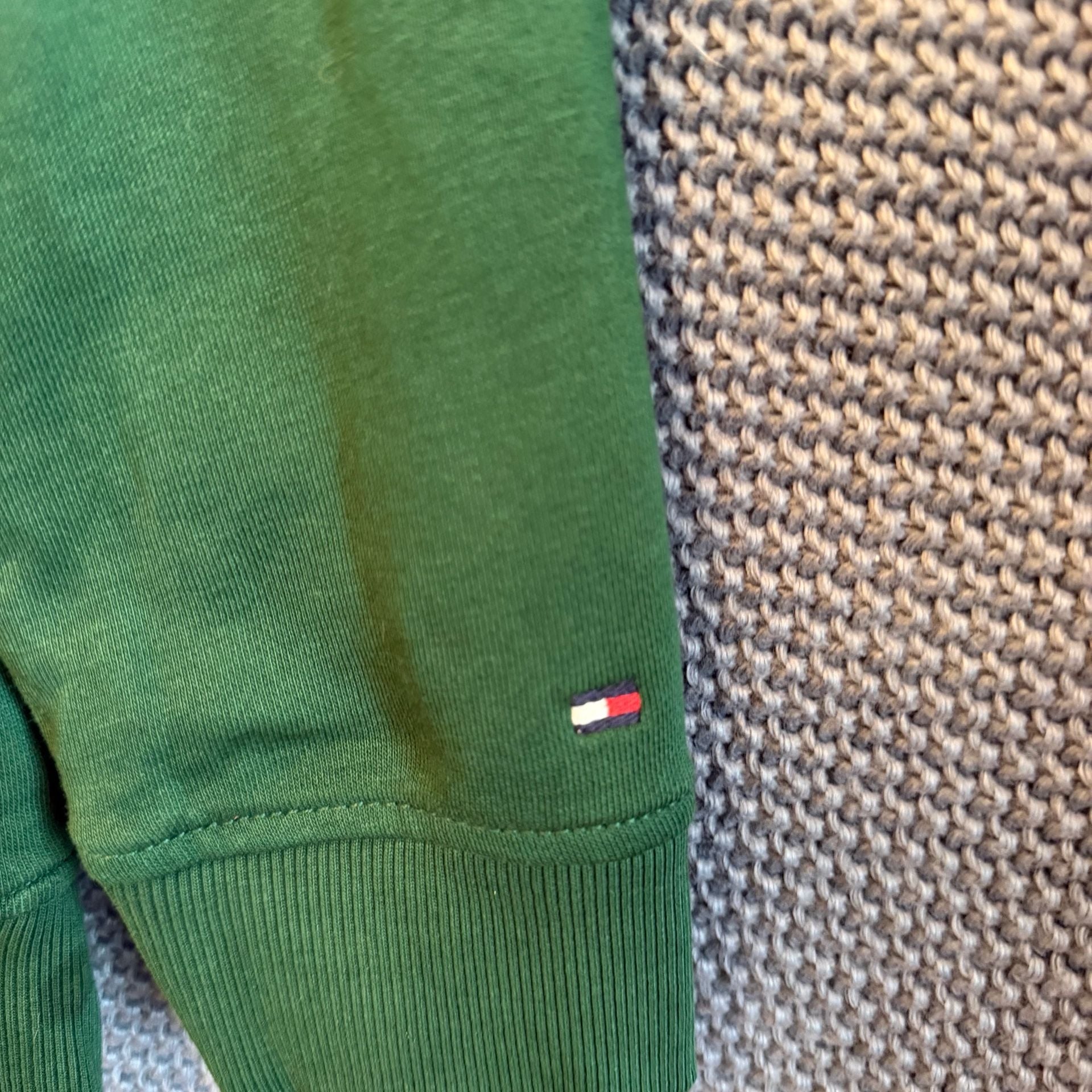 KIDS Tommy Hilfiger Logo Crewneck Sweatshirt Size XL Kids Green 4