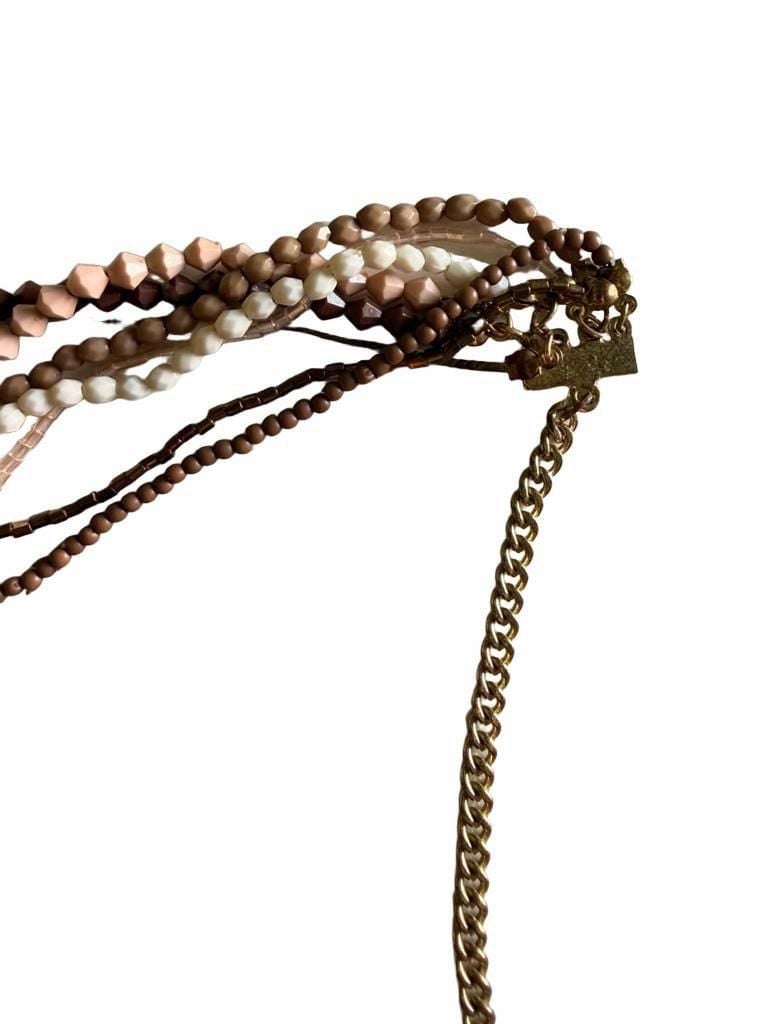 Unbranded Multi-Strand Beaded Layered Necklace 7