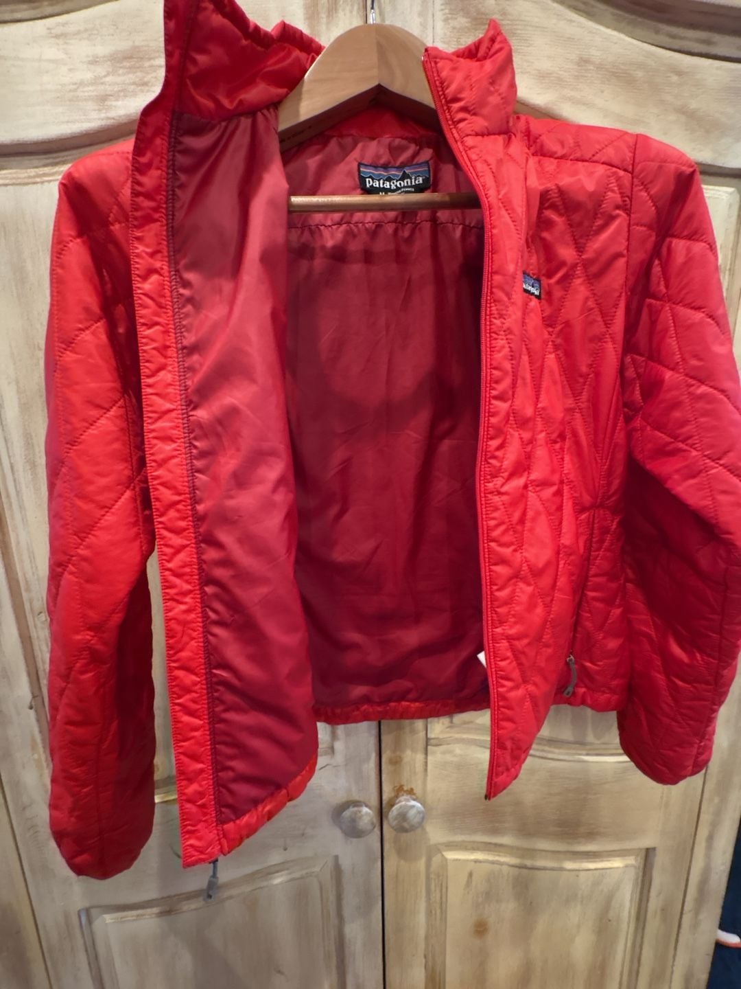 Patagonia Nano Puff Jacket Size M Red Primaloft Quilted 5