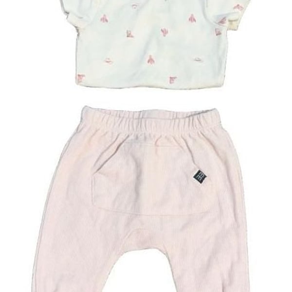  Baby Neutral basics, Pocket Pant, and onsie (western theme)