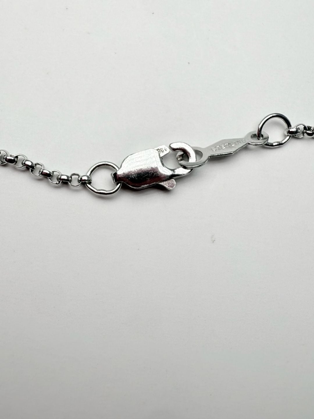Vintage Victorian Sterling Silver Revolving Locket Necklace Silver Etched 11