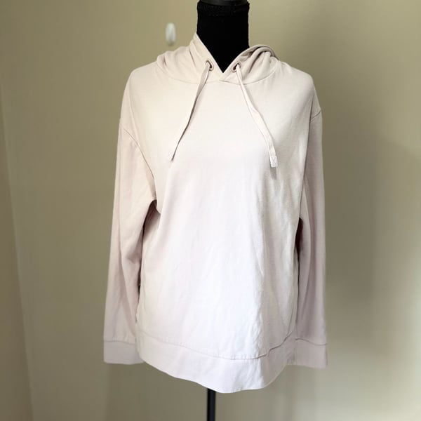 Light Pink Minimalist Hoodie Size L