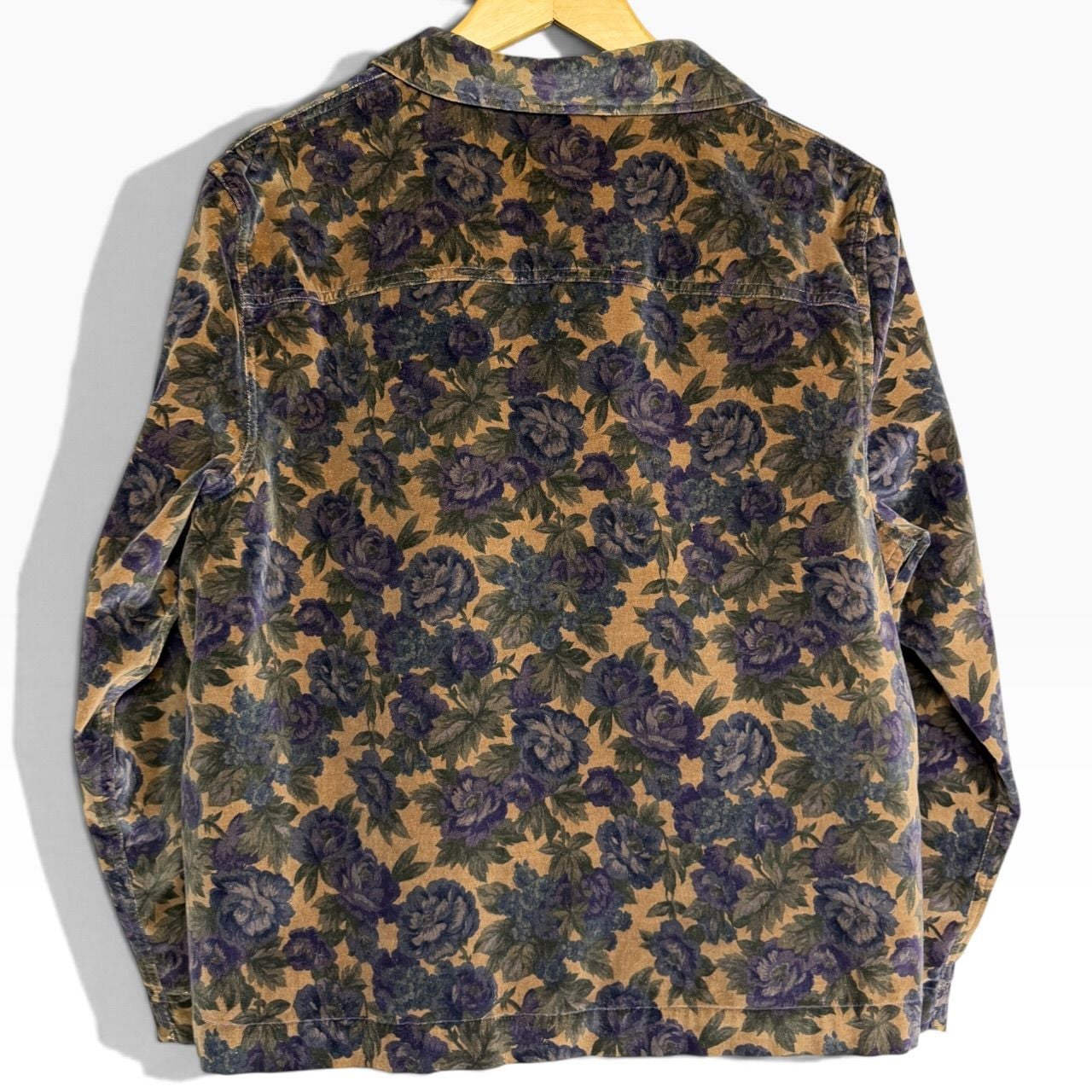 Vintage 90s Floral Overshirt Jacket L 4
