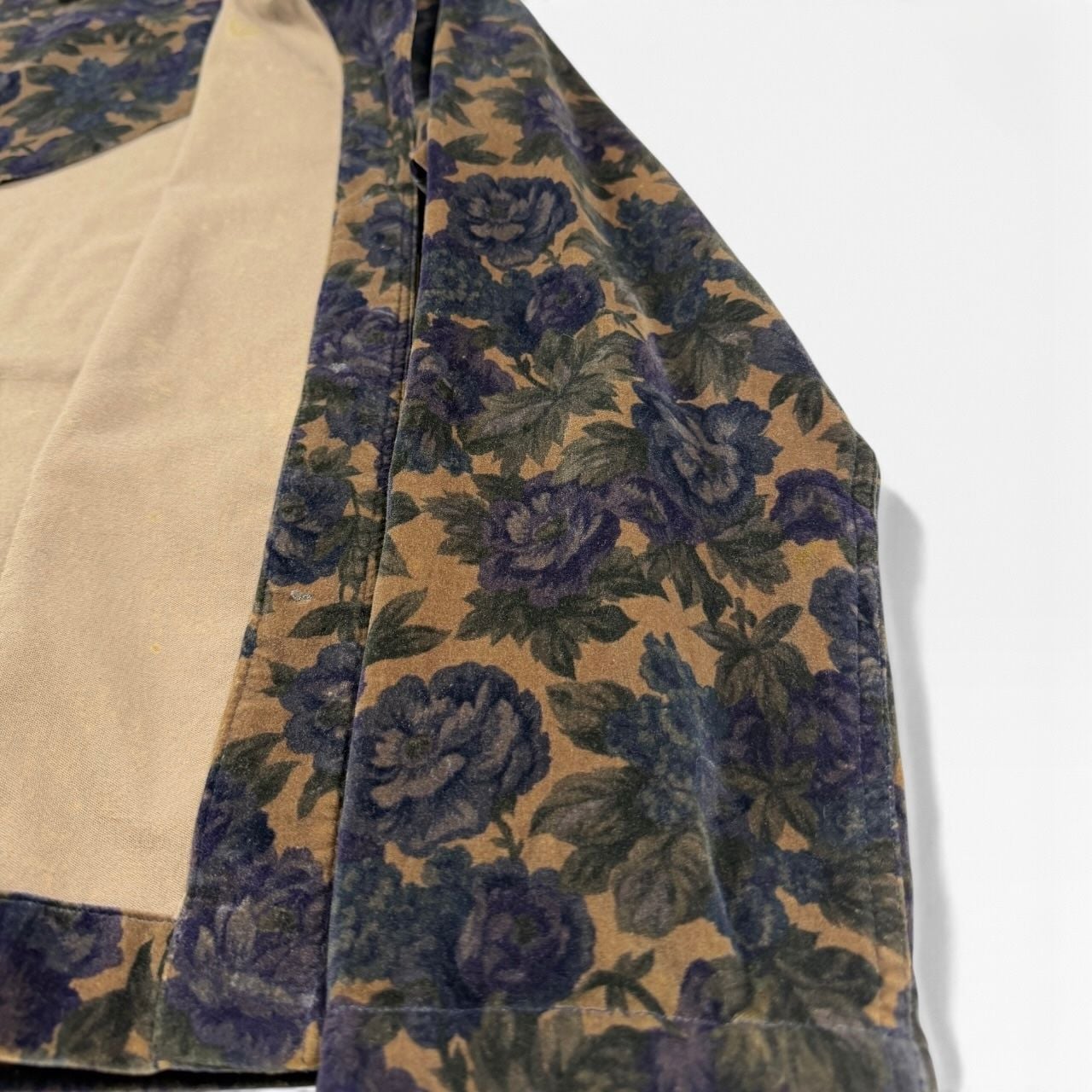 Vintage 90s Floral Overshirt Jacket L 7