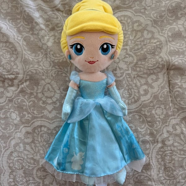 Disney Cinderella Plush Doll Soft Stuffed Toy