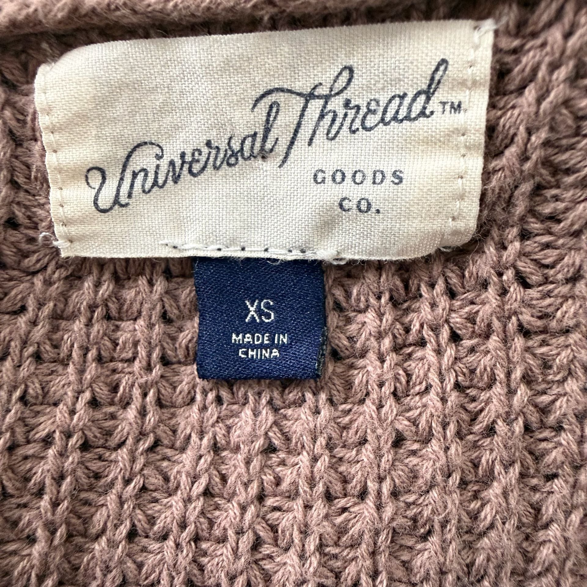 Cottagecore Chunky Knit Cardigan XS 3