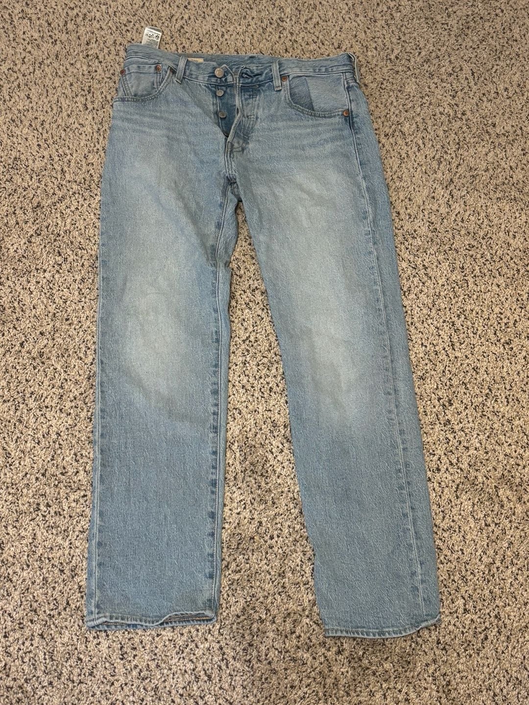 Levi's 501 '93 Jeans W29 L30 Light Wash Straight Leg Premium Denim 3