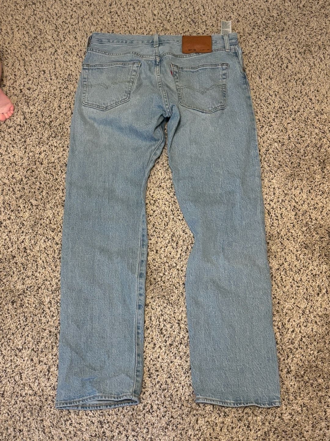 Levi's 501 '93 Jeans W29 L30 Light Wash Straight Leg Premium Denim 6