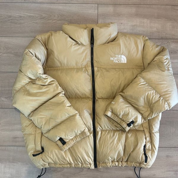 The North Face 700 Nuptse Puffer Jacket Tan