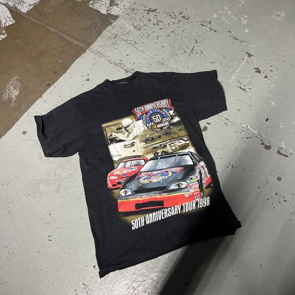 1998 50th ANNIVERSARY NASCAR TOUR Men's XL TShirt DALE EARNHARDT - RICHARD PETTY
