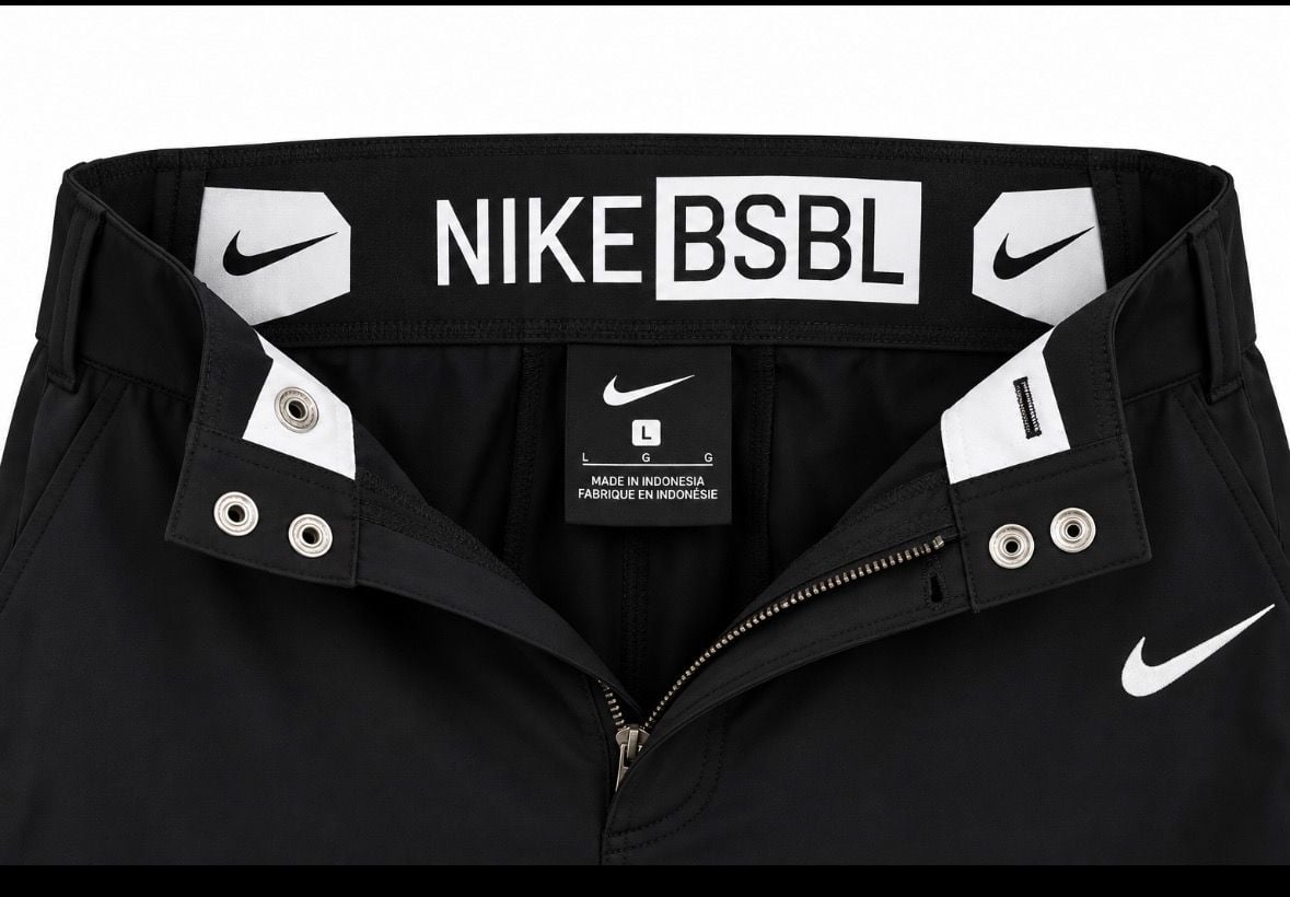 Nike BSBL Pants Size Youth L Black Baseball pants 4