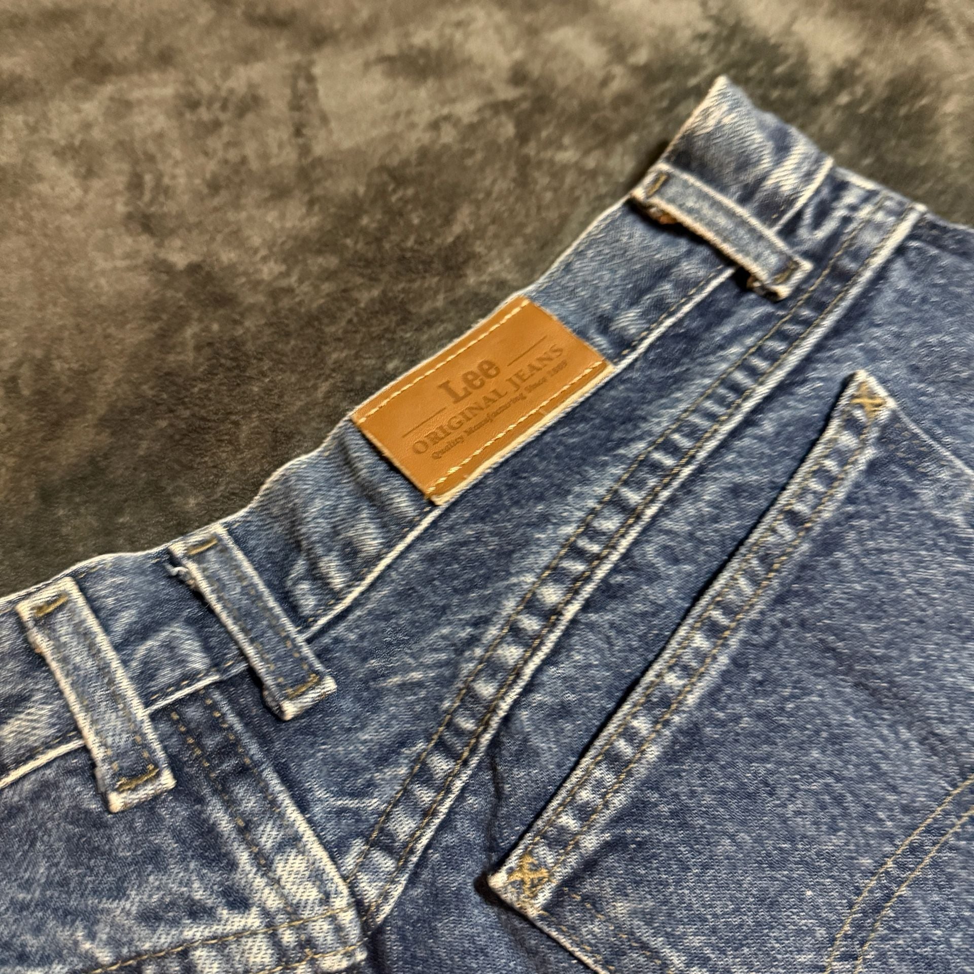 Lee Jeans Size 18 M Blue Denim High Rise Mom Jeans 8