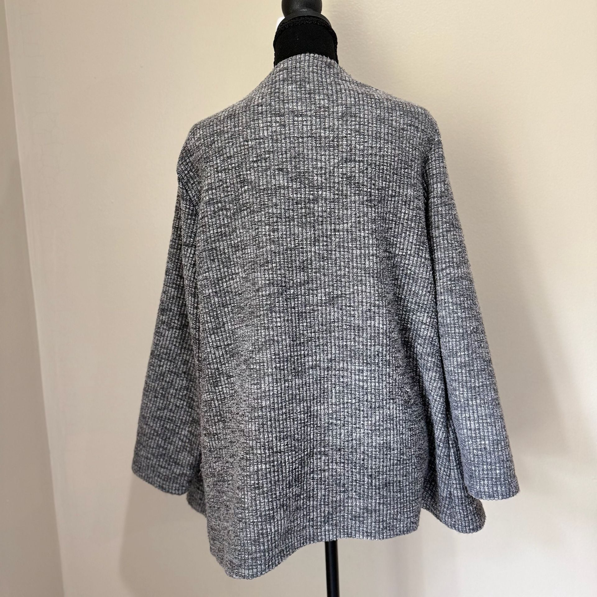 Dark Academia Grandpacore Draped Cardigan Petite L 3