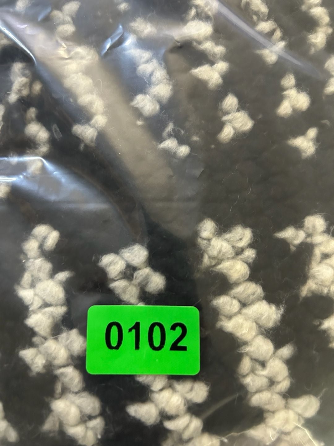 Alembika Cardigan Size 1 Black White Textured Knit Wool Blend 8