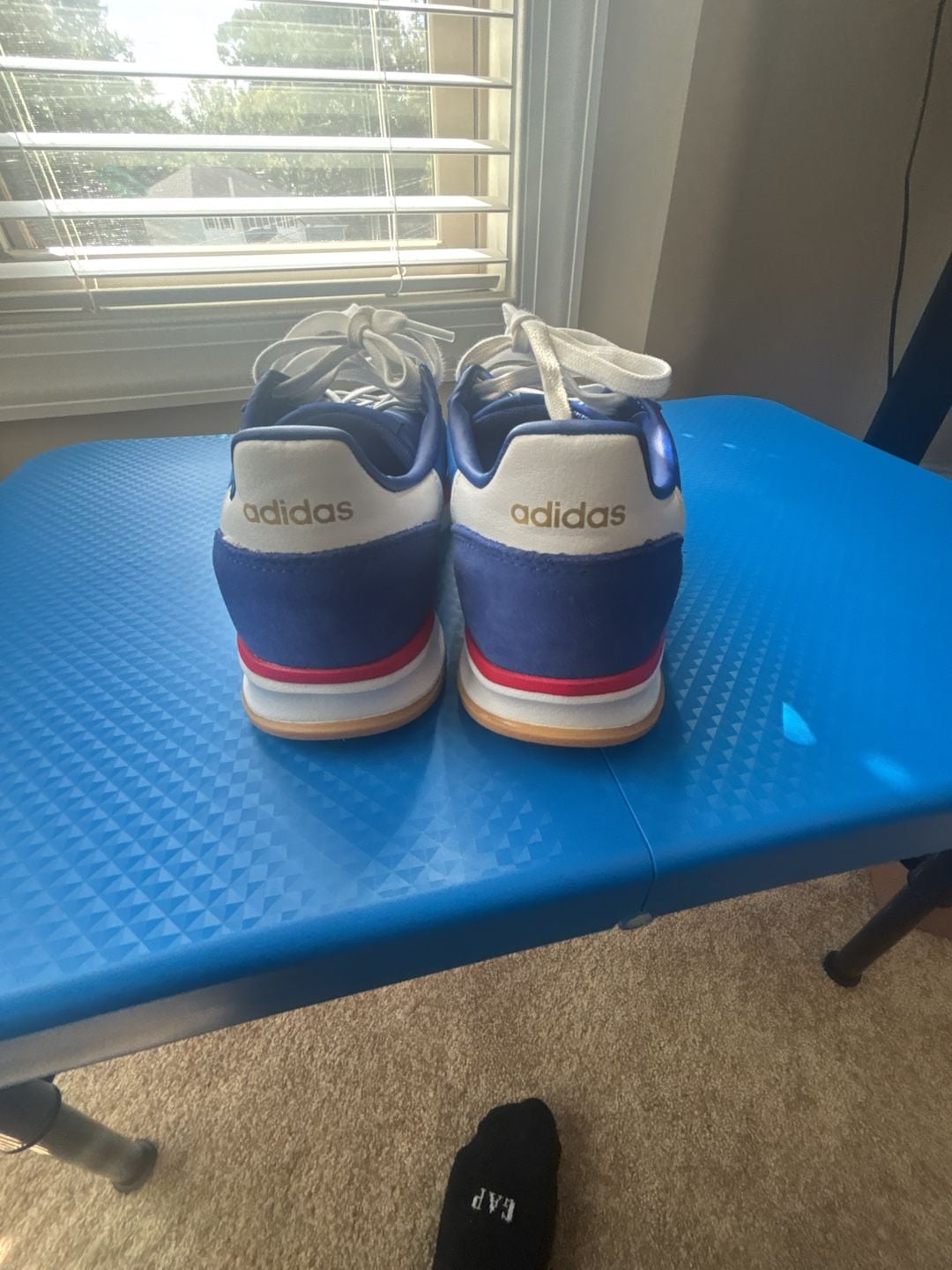 Adidas Run 70s 2.0 Size 8 Blue White Sneakers Shoes 4