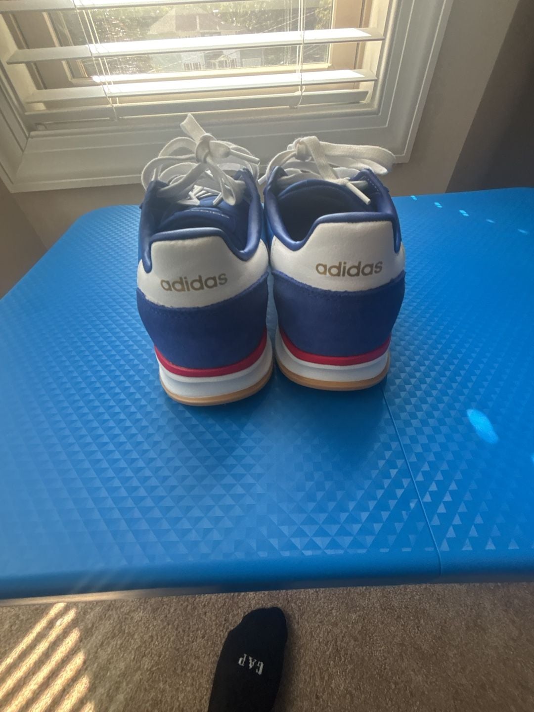 Adidas Run 70s 2.0 Size 8 Blue White Sneakers Shoes 8