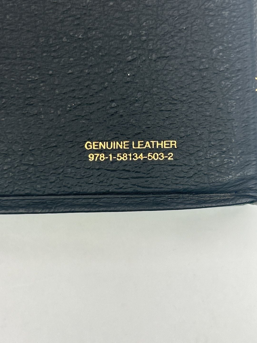 ESV Crossway Thinline Bible, Genuine Leather, Black Leather 4