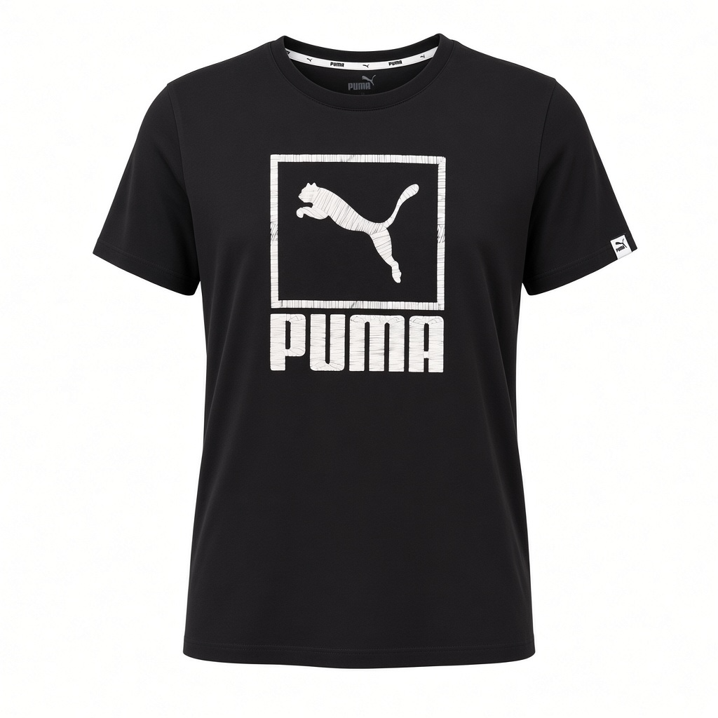 Puma House of Graphics T-Shirt Size L Black Cotton 2