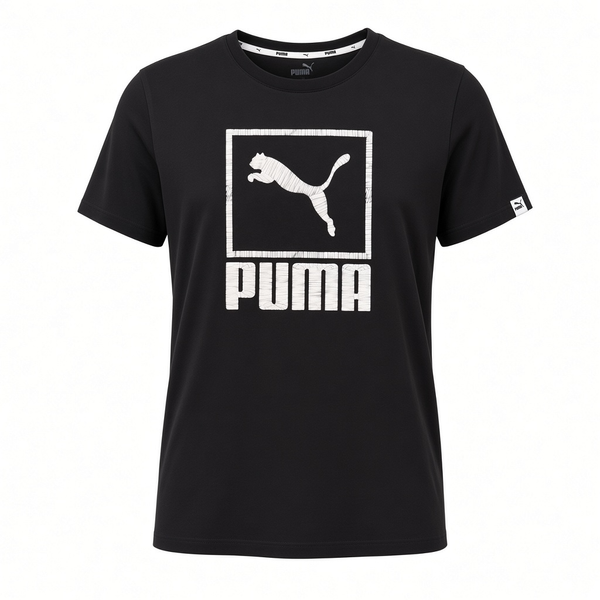 Puma House of Graphics T-Shirt Size L Black Cotton