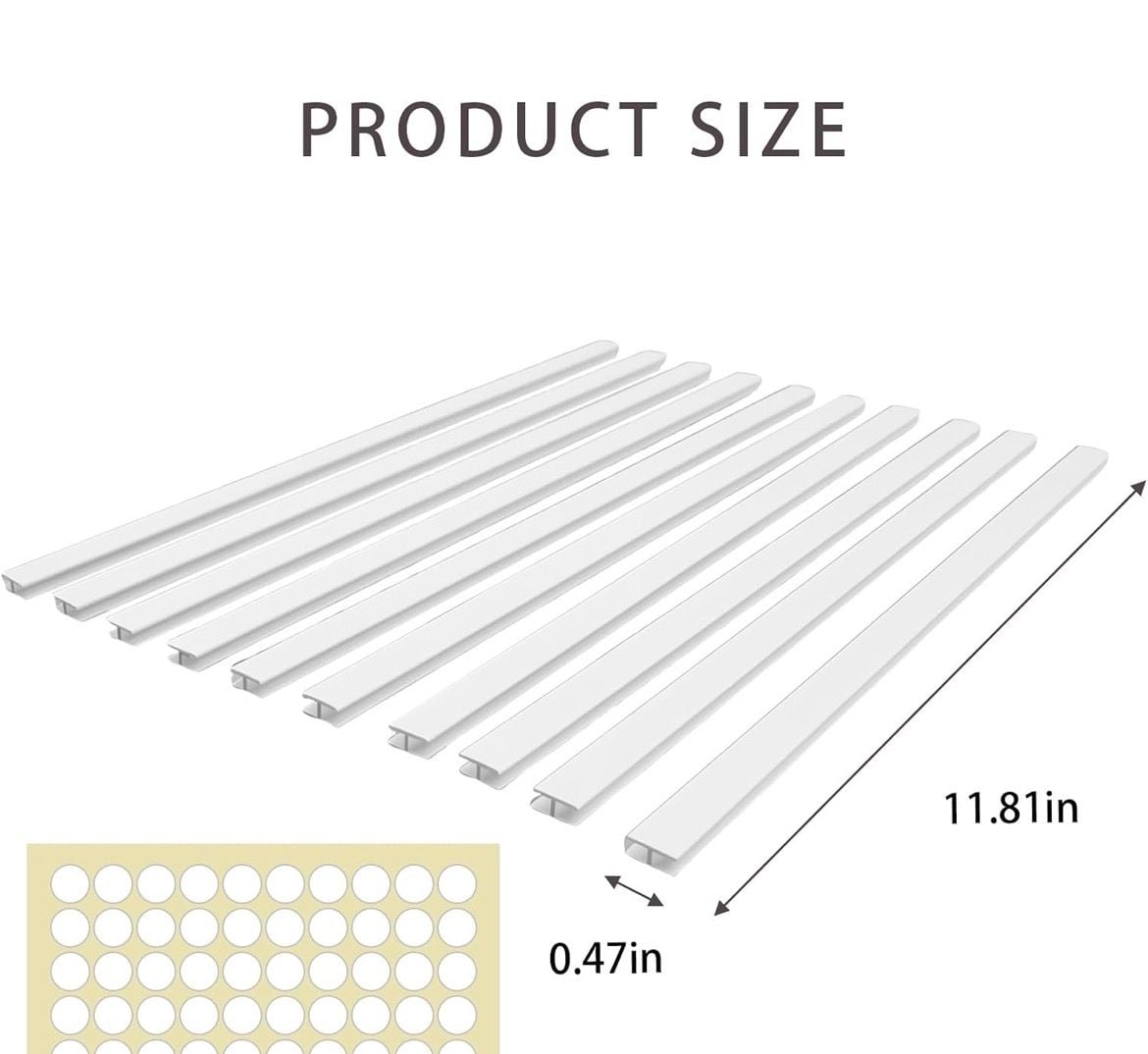 Heran Coffee Pod Holder 10-Piece White Wall Mount 4
