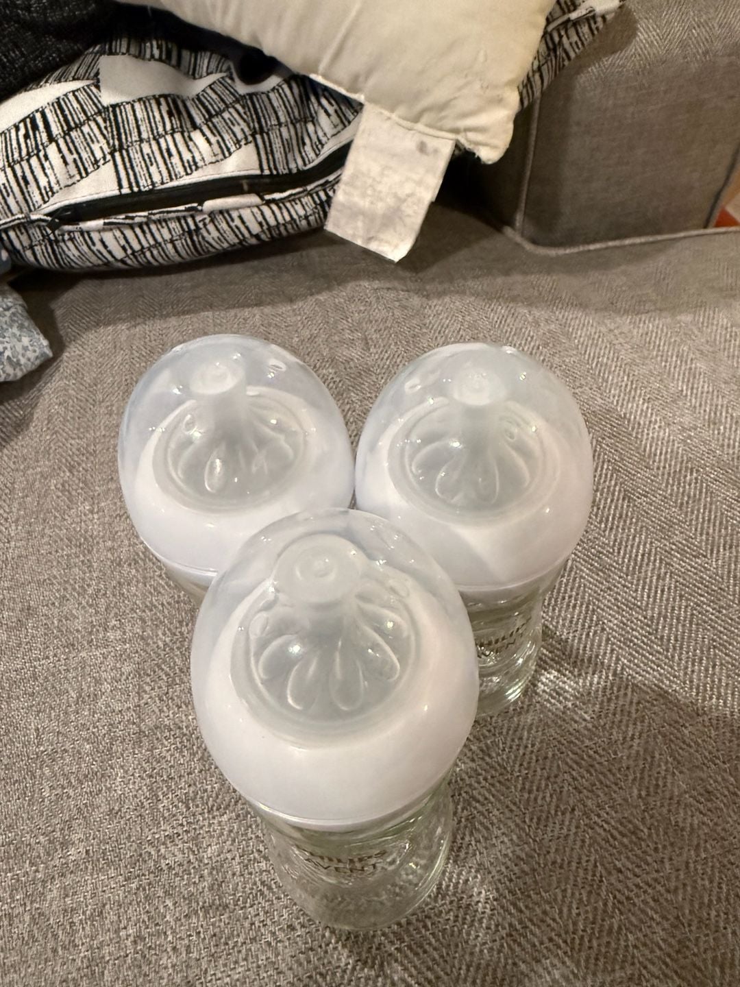 Philips Avent Natural Glass Baby Bottle Size 9 oz 3-Pack 3