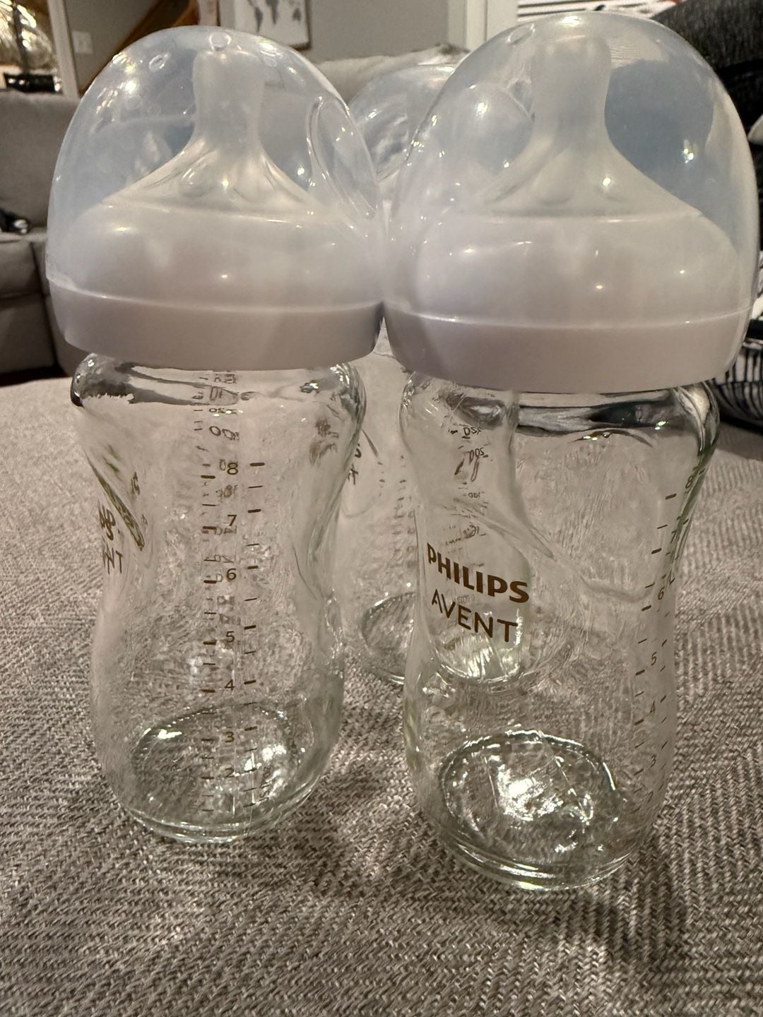 Philips Avent Natural Glass Baby Bottle Size 9 oz 3-Pack 4